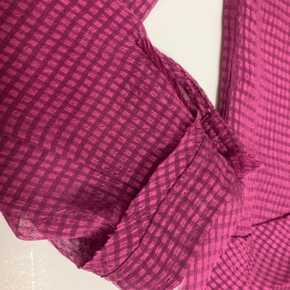 Anthropologie Burgundy (with block print) - Picture 5 of 11